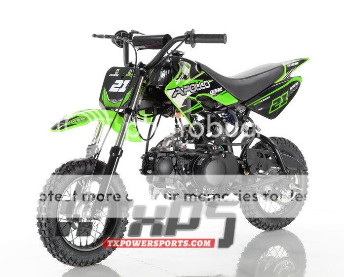 アポロ様 Apollo DB-21 Semi Automatic 70cc Dirt Bike - Arlington Power